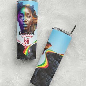 Black History Love 20 OZ Skinny Tumbler
